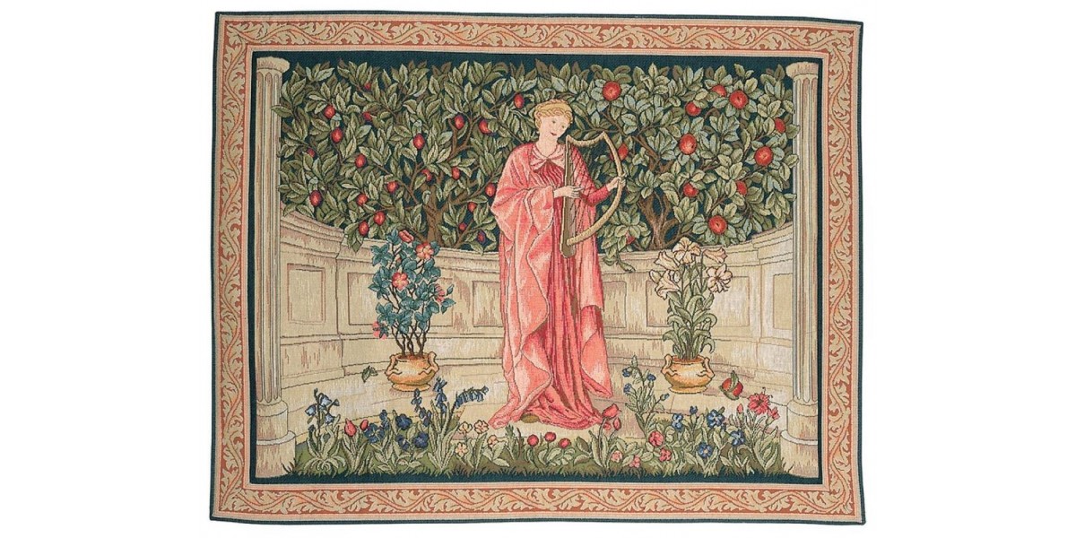 Gobelín tapisserie Le menestrel, W. Morris